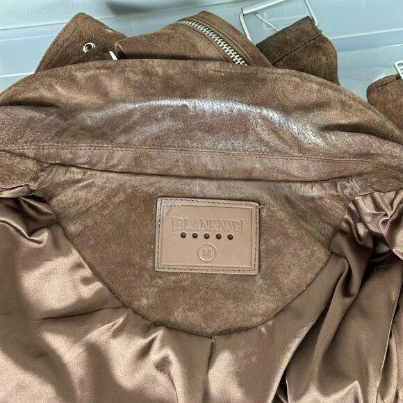 Blank NYC Brown Suede Moto Jacket - Picture 8 of 12